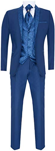 Tru Clothing Herren 4 Teiliger Hochzeitsanzug Blau Bräutigam Jahrgang Schalkragen Krawatte Maßgeschneidert 54 Tru Clothing Herren 4 Teiliger Hochzeitsanzug Blau Bräutigam Jahrgang Schalkragen Krawatte Maßgeschneidert 54 von Tru Clothing