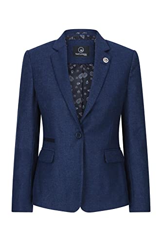 TruClothing.com Damensakko Blau Marineblau Tweed Fischgräte Design 1920s Retro Vintage Still von TruClothing.com