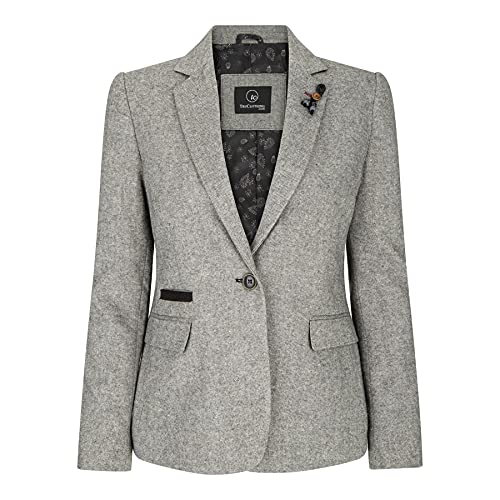 TruClothing.com Damensakko Damen Weste Separat Verkauft Tweed Fischgräte Design 1920s Still von TruClothing.com