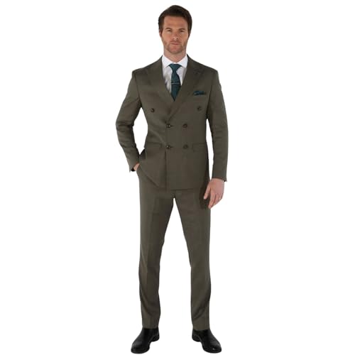 TruClothing.com Herren Anzug 2 Teilig Salbei Grün Zweireihig Tailliert Fit Sommer Hochzeit - Salbei 52 TruClothing.com Herren Anzug 2 Teilig Salbei Grün Zweireihig Tailliert Fit Sommer Hochzeit - Salbei 52 von TruClothing.com