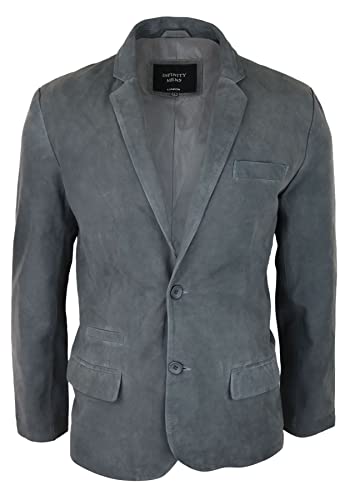 TruClothing.com Herren Lederjacke Echtes Wildleder Blazer Stil Jacke Klassisch von TruClothing.com