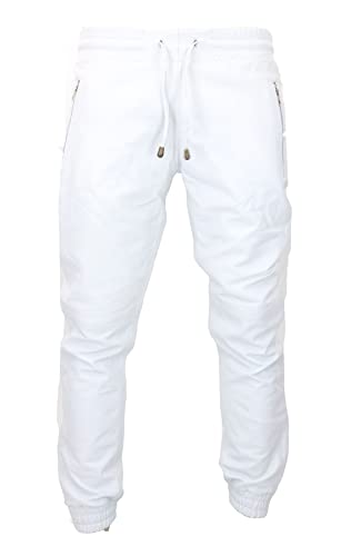 TruClothing.com Herrenhose 100% Echtleder Jogginghose Elastisch Legeres Design von TruClothing.com