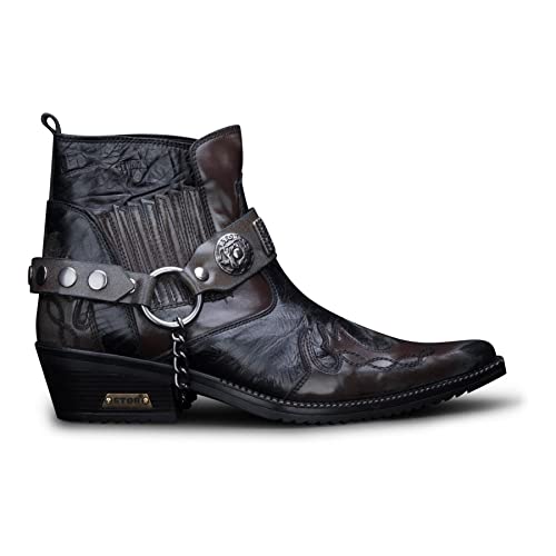 TruClothing.com Herrenstiefel Cowboy Reiter Design Knöchelboots Vintage Tanzen Still von TruClothing.com