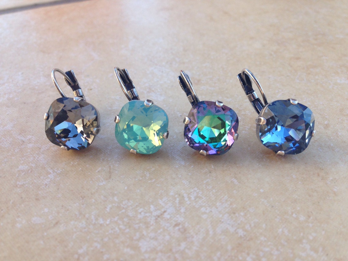 -Ohrringe Mit Geschliffenem Kissenschliff -Ohrringe Mit Geschliffenem Kissenschliff von TruLewJewels