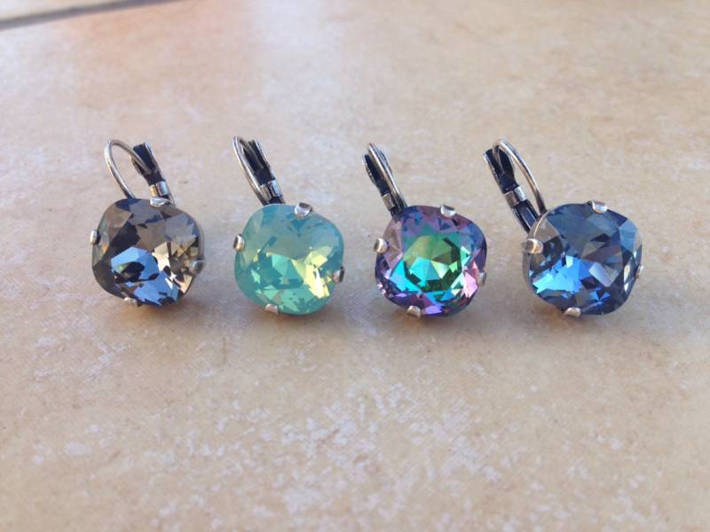 -Ohrringe Mit Geschliffenem Kissenschliff -Ohrringe Mit Geschliffenem Kissenschliff von TruLewJewels