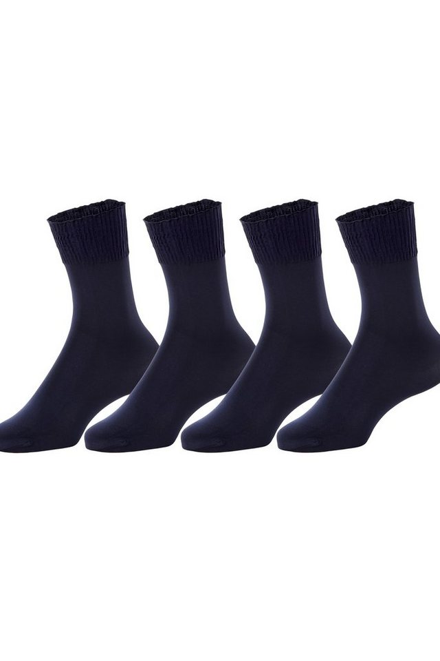 TruYou Kuschelsocken Söckchen 4er-Pack Softbund bis 43-46 von TruYou