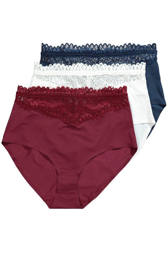 TruYou Slip TruYou Maxislips 3er-Pack Spitzen-Bündchen von TruYou