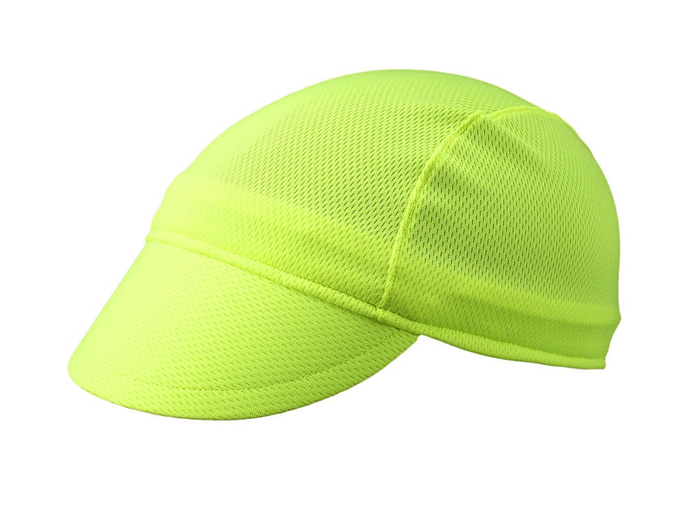 Neon/Gelbe Feuchtigkeits-Docht-Fahrradmütze - Handgemachte Mütze; Feuchtigkeitsdochtmütze; Fahrradmütze; Polyesterkappe; Fahrradbekleidung; Neon/Gelbe Feuchtigkeits-Docht-Fahrradmütze - Handgemachte Mütze; Feuchtigkeitsdochtmütze; Fahrradmütze; Polyesterkappe; Fahrradbekleidung; von Trubo