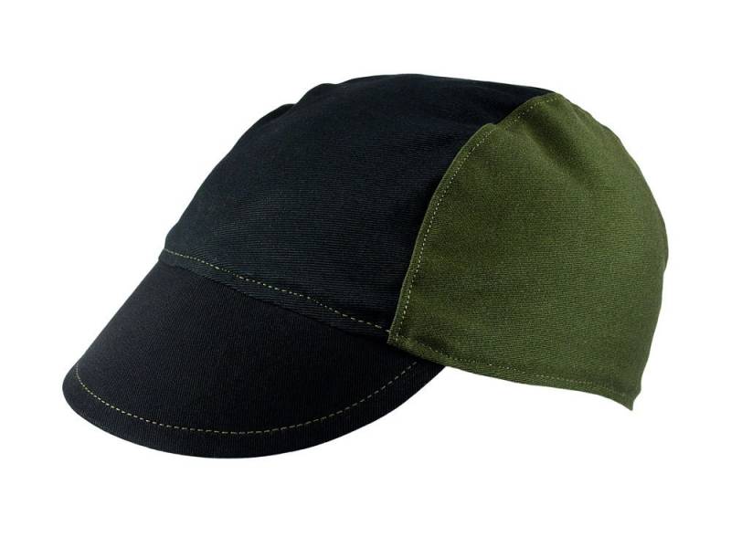 Schwarze/Olivfarbene Baumwoll-Radlermütze - Handgefertigte Mütze; Fahrradmütze; Baumwollmütze; Fahrradkleidung; Fahrradbekleidung Schwarze/Olivfarbene Baumwoll-Radlermütze - Handgefertigte Mütze; Fahrradmütze; Baumwollmütze; Fahrradkleidung; Fahrradbekleidung von Trubo