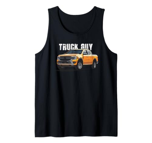 Herren Truck Guy Halbton Tank Top von Truck on Wheels.