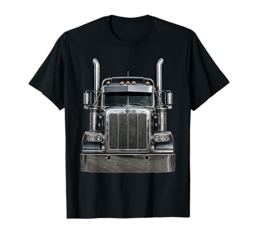 Semi Truck Driver Big Rig Trucker Highway Life Herren Jungen T-Shirt Semi Truck Driver Big Rig Trucker Highway Life Herren Jungen T-Shirt von TruckDriverStyle Kren