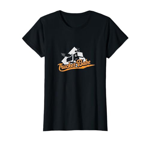 Trucker Babe - Damen Kraftfahrerin Geschenk lustiges Sprüche T-Shirt von Trucker Babe T-Shirt