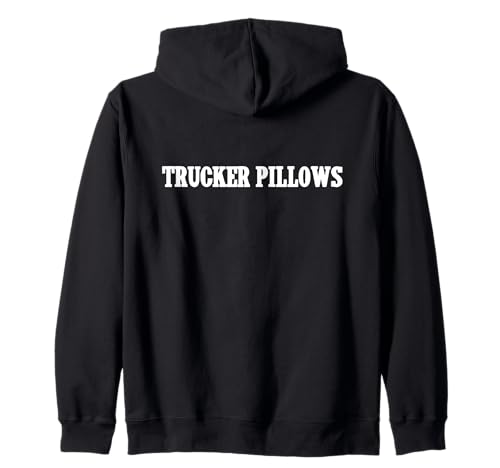 Trucker Kissen Kapuzenjacke Trucker Kissen Kapuzenjacke von Trucker Wife Shirts
