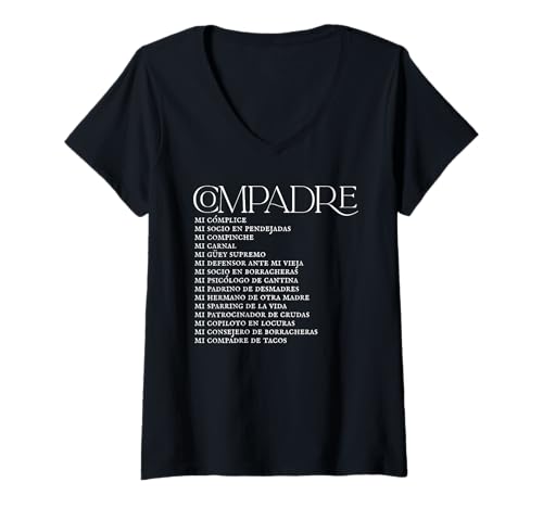 Damen Lustiges Freundschaftsdesign mit mexikanischem Humor T-Shirt mit V-Ausschnitt Damen Lustiges Freundschaftsdesign mit mexikanischem Humor T-Shirt mit V-Ausschnitt von TruckerJunk Designs