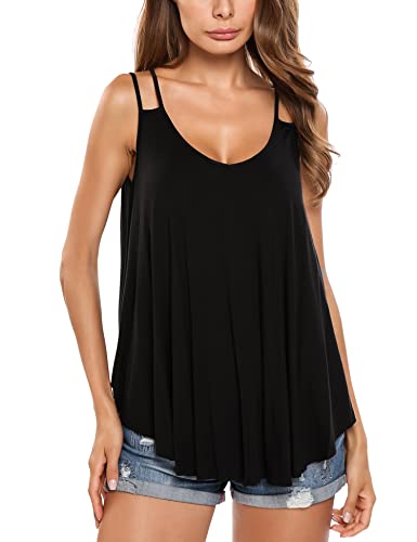 trudge Damen Tank Tops Casual Ärmellos Top Sommer T-Shirts Tunika Tops von trudge