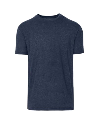 True Classic - Marineblaues T-Shirt mit Rundhalsausschnitt, XL von True Classic