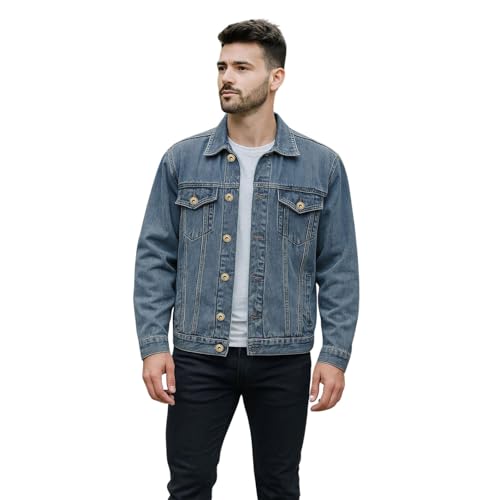 True Face Herren 025 Jacket Stone Wash 5XL von True Face