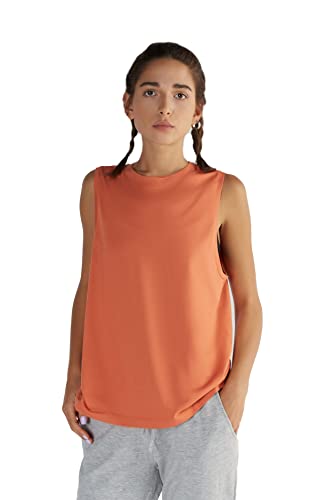 Damen Top Bio-Baumwolle Tanktop Tencel Modal T-Shirt 1211-(Soap Nut, L) von True North