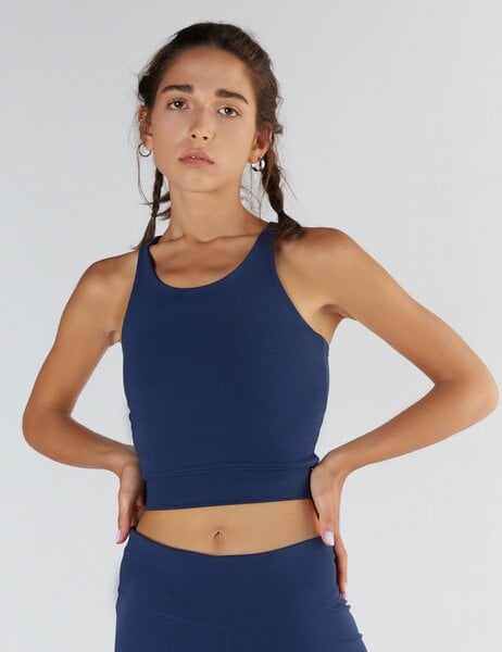 True North Damen Crop Top aus Bio-Baumwolle Bauchfreies Yogatops T1220 von True North