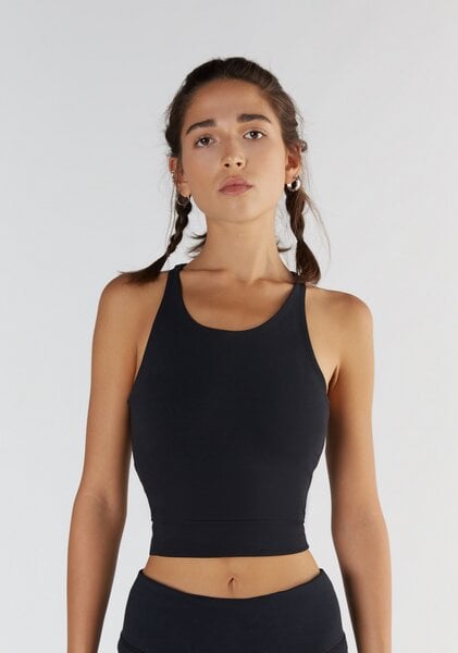 True North Damen Crop Top aus Bio-Baumwolle Bauchfreies Yogatops T1220 von True North