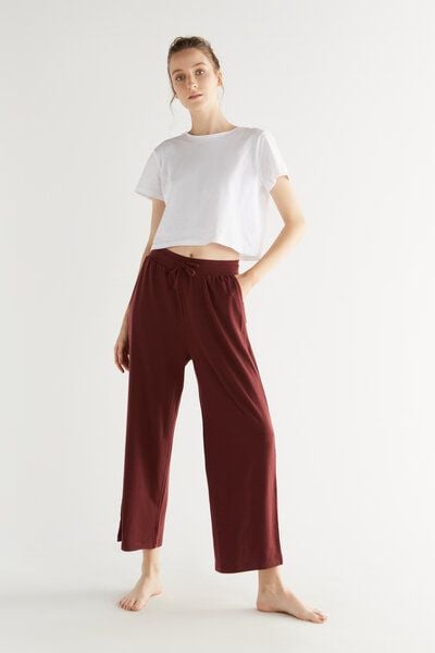 True North Damen Wide Leg Pants Hose aus Tencel Lyocell Yogahose Wohlfühlhose T1322 von True North