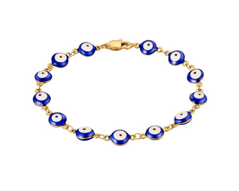 True Rebels Edelstahlarmband gelbgold von True Rebels