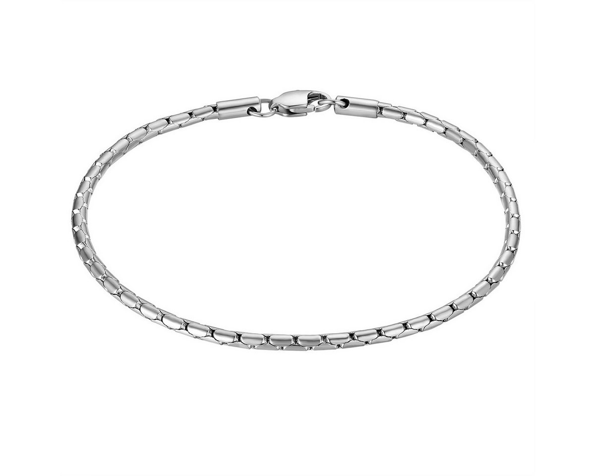 True Rebels Edelstahlarmband silber von True Rebels