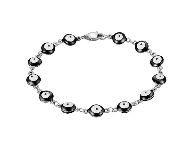 True Rebels Edelstahlarmband silber von True Rebels