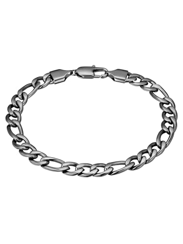 True Rebels Herren Armband aus Edelstahl gunmetal True Rebels Herren Armband aus Edelstahl gunmetal von True Rebels