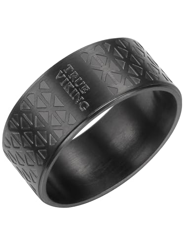 True Rebels Herren-Ring Edelstahl mattiert Gr. 64 (20.4) - 602400302 von True Rebels