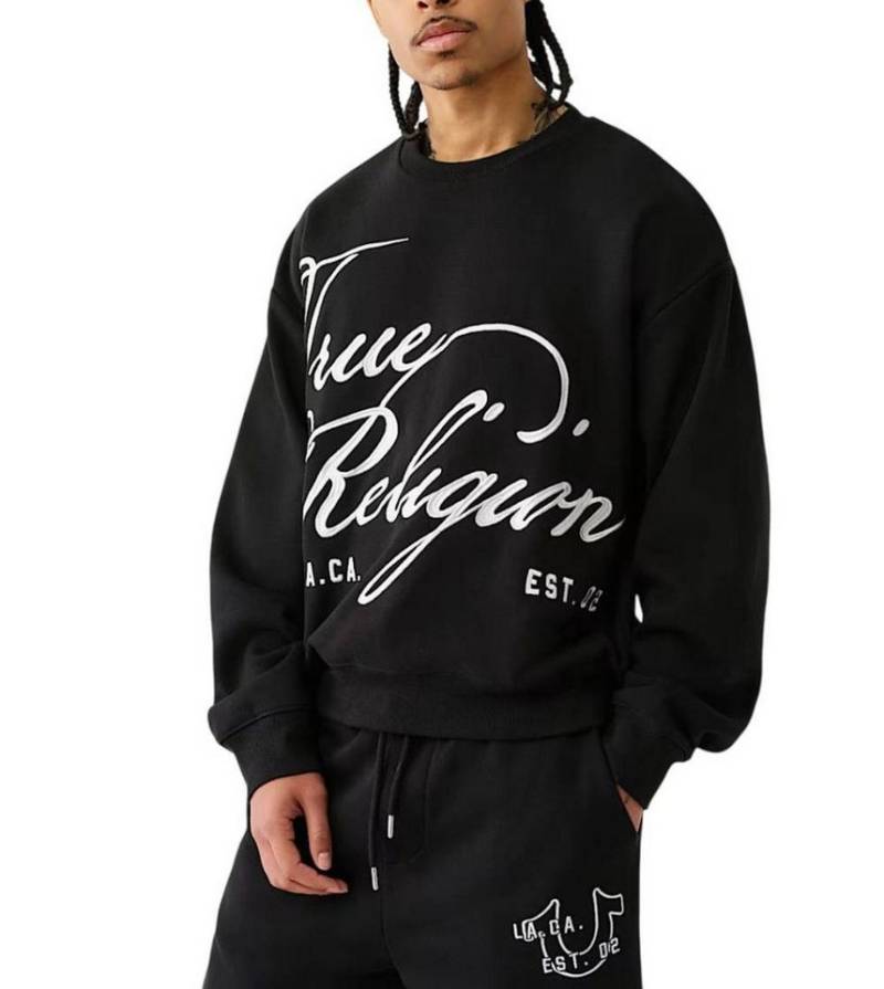 True Religion Brand Jeans Germ Sweater Sweatpulli True Religion Script von True Religion Brand Jeans Germ