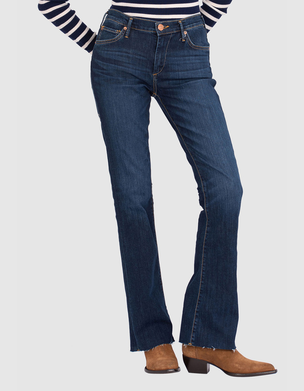 Becca Bootcut Blue von True Religion