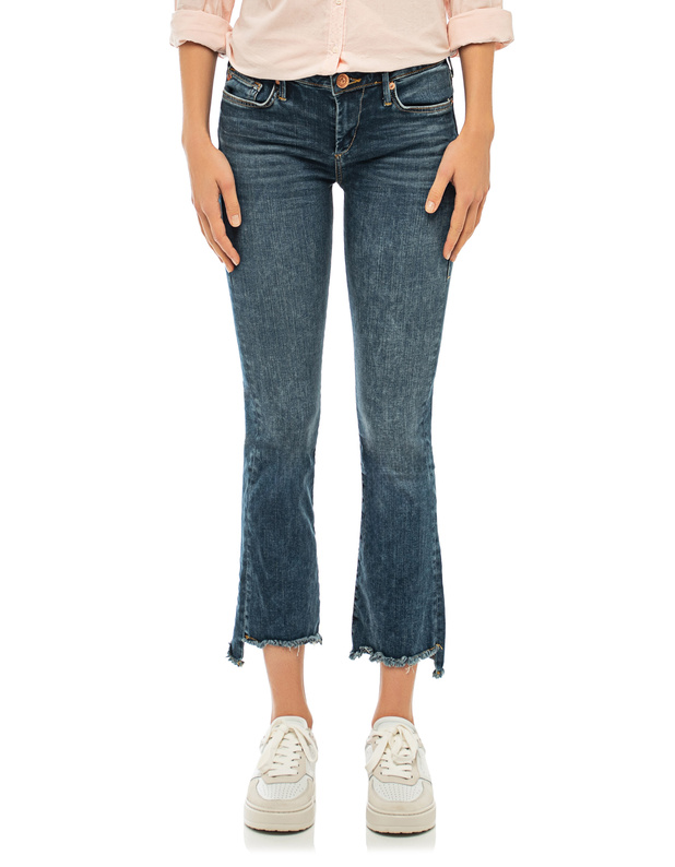 Halle Kick Flare Blue Denim von True Religion