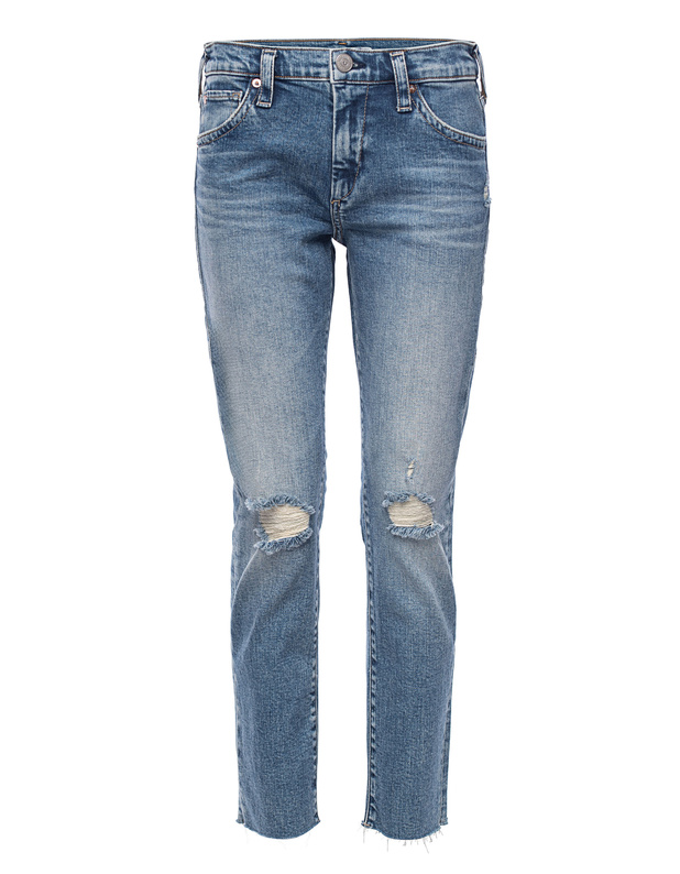 Liv Boyfriend Destroyed Repaired Blue von True Religion