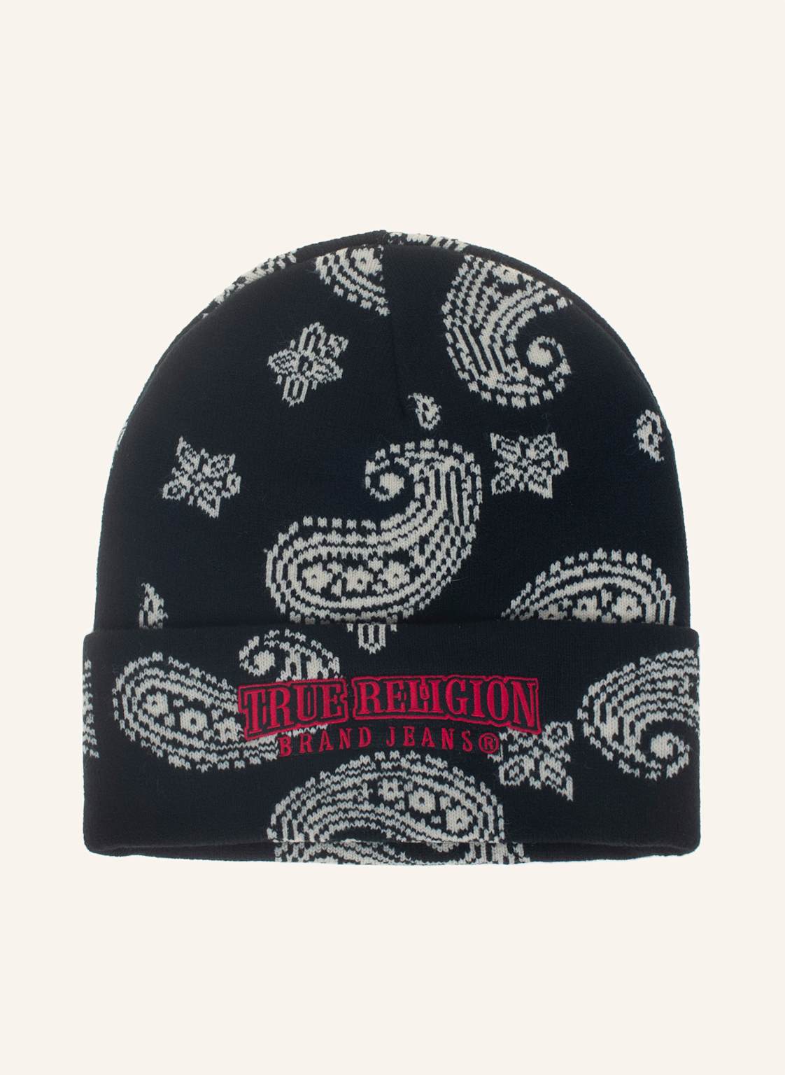 True Religion Beanie Paisley schwarz von True Religion