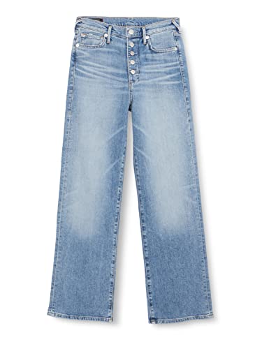 True Religion Damen Bootcut Visible Jeans, Blau, 31W EU von True Religion