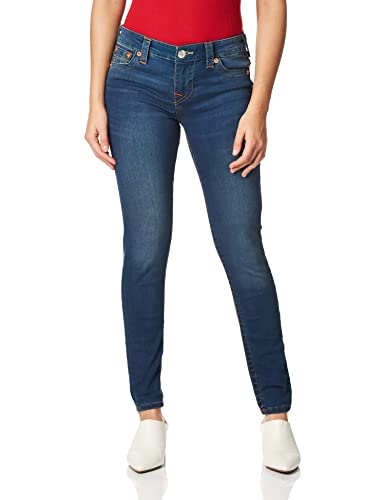 True Religion Damen Entré Mid Rise Super Skinny Fit Jeans, Dreamcatcher, 26W EU von True Religion