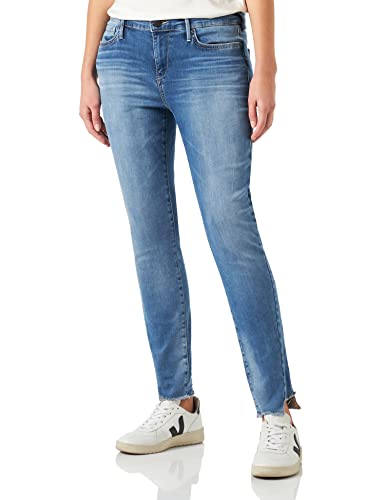 True Religion Damen Halle Triangle Jeans, Blau, 24W EU von True Religion