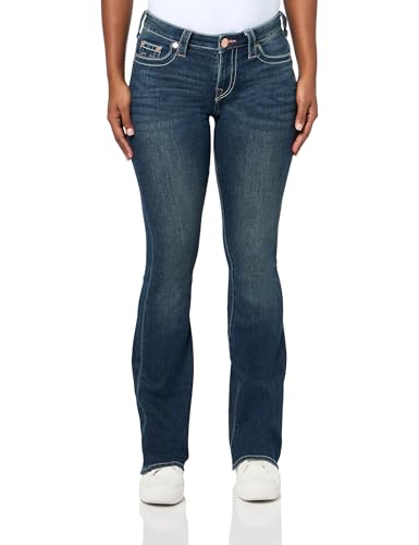 True Religion Damen Hs Emb Pkt Becca Mr Bootcut​ Jeans, Doris, 28 von True Religion