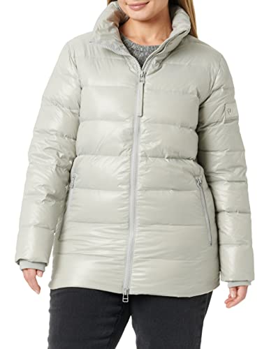 True Religion Damen Light Weight Funnel JKT Jacke, Grau (Highrise 1377), 38 (Herstellergröße: M) von True Religion