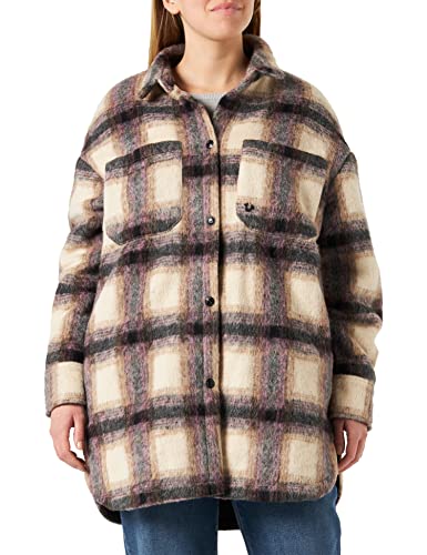 True Religion OVERSIZED DROP SHOULDER JACKET CAMEL CHECK von True Religion