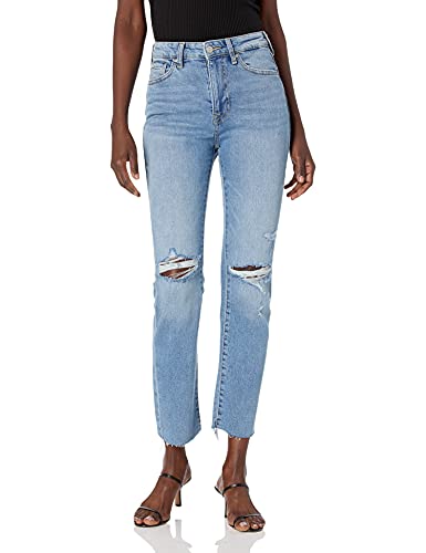 True Religion Damen Starr High Rise Bite Out Hem Jeans, Scenic Route, 25 von True Religion