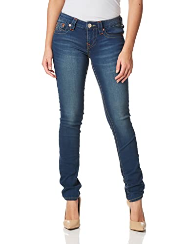 True Religion Damen Stella Skinny niedriger Taille Jeans, Traumfänger, 30 von True Religion