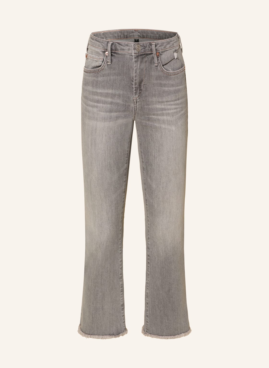 True Religion Flared Jeans Halle Kick Flare grau von True Religion