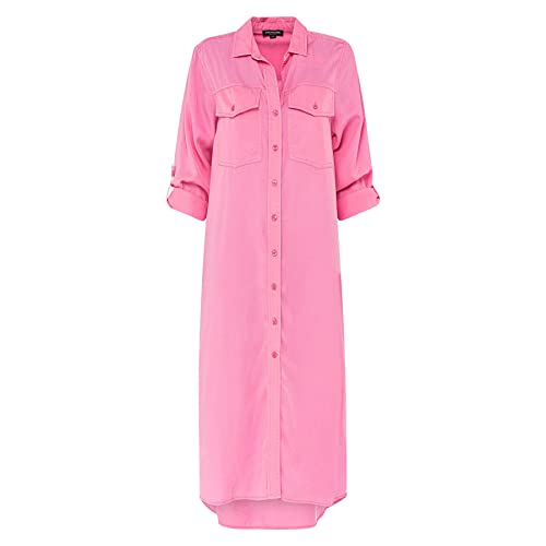 True Religion Hemdblusenkleid Utility aus Lyocell XS Pink von True Religion