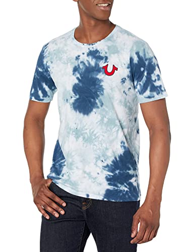 True Religion Herren Buddha-Logo, kurzärmelig T-Shirt, Ocean Waves, L von True Religion