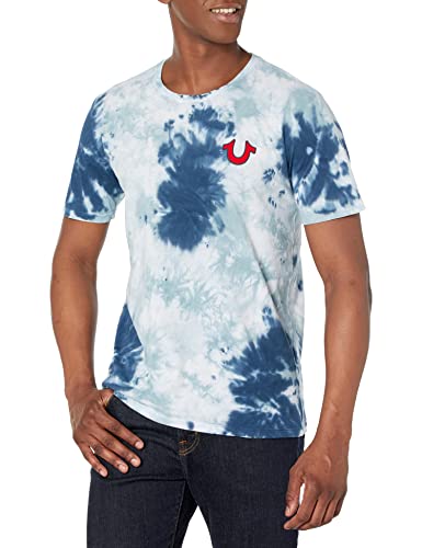 True Religion Herren Buddha-Logo, kurzärmelig T-Shirt, Ocean Waves, XL von True Religion