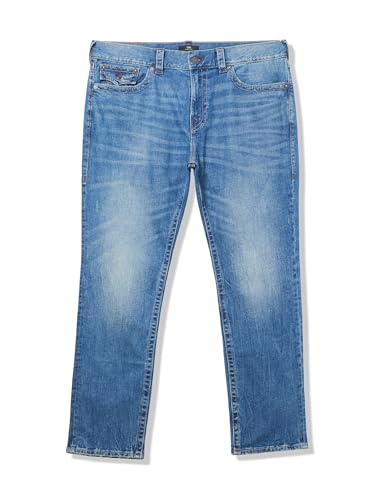 True Religion Herren Geno Sn Flap 1/2" Jeans, Bloomfeild St Medium Wash, 58 von True Religion