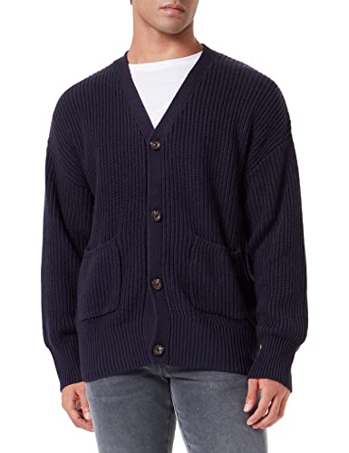 True Religion Herren Men Cardigan Strickjacke, DK Blue, Standard,Dk Blue,S von True Religion