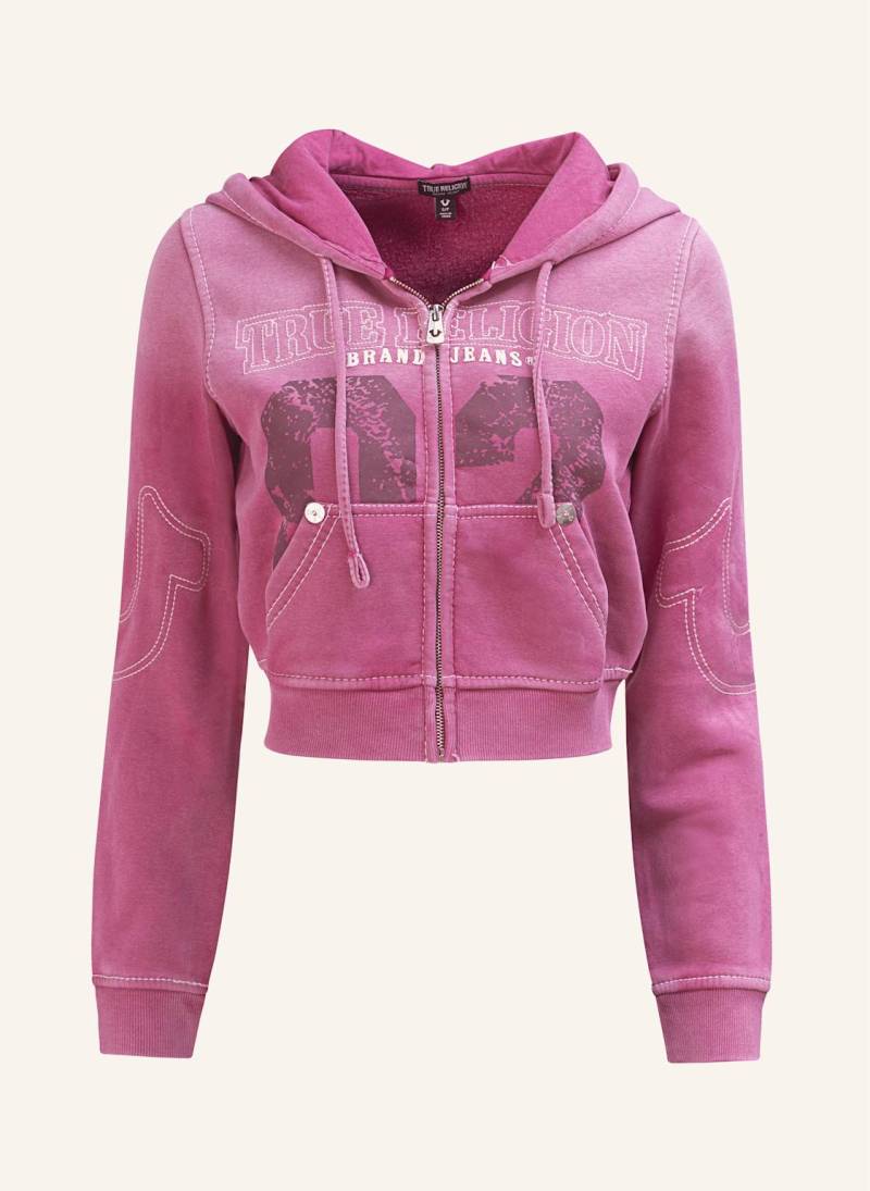 True Religion Hoddie Big T pink von True Religion